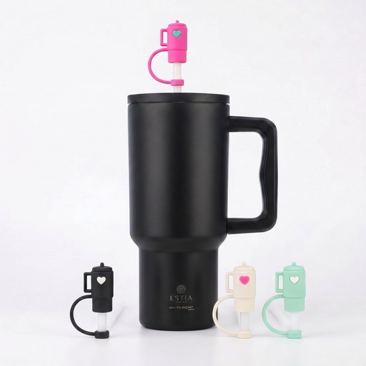 Combo Estia Straw Tumbler XL 1200ml & Hugs Straw Toppers Mini Tumblers σετ 4τμχ