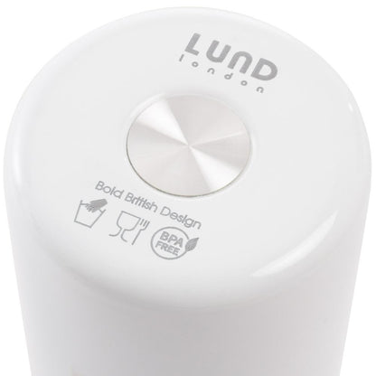 Lund London Skittle Μπουκάλι Θερμός Άσπρο & Λευκό 500ml