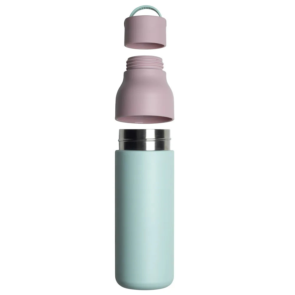Lund London Active Μπουκάλι Θερμός Mint & Pink - 500ml