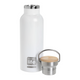 Ecolife Μπουκάλι Θερμός Λευκό με Καπάκι Bamboo & Χερούλι - 500ml
