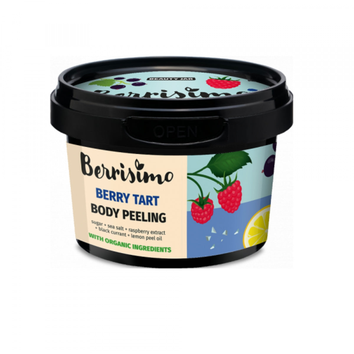 Beauty Jar BERRISIMO BERRY TART sugar salt body scrub - 350gr