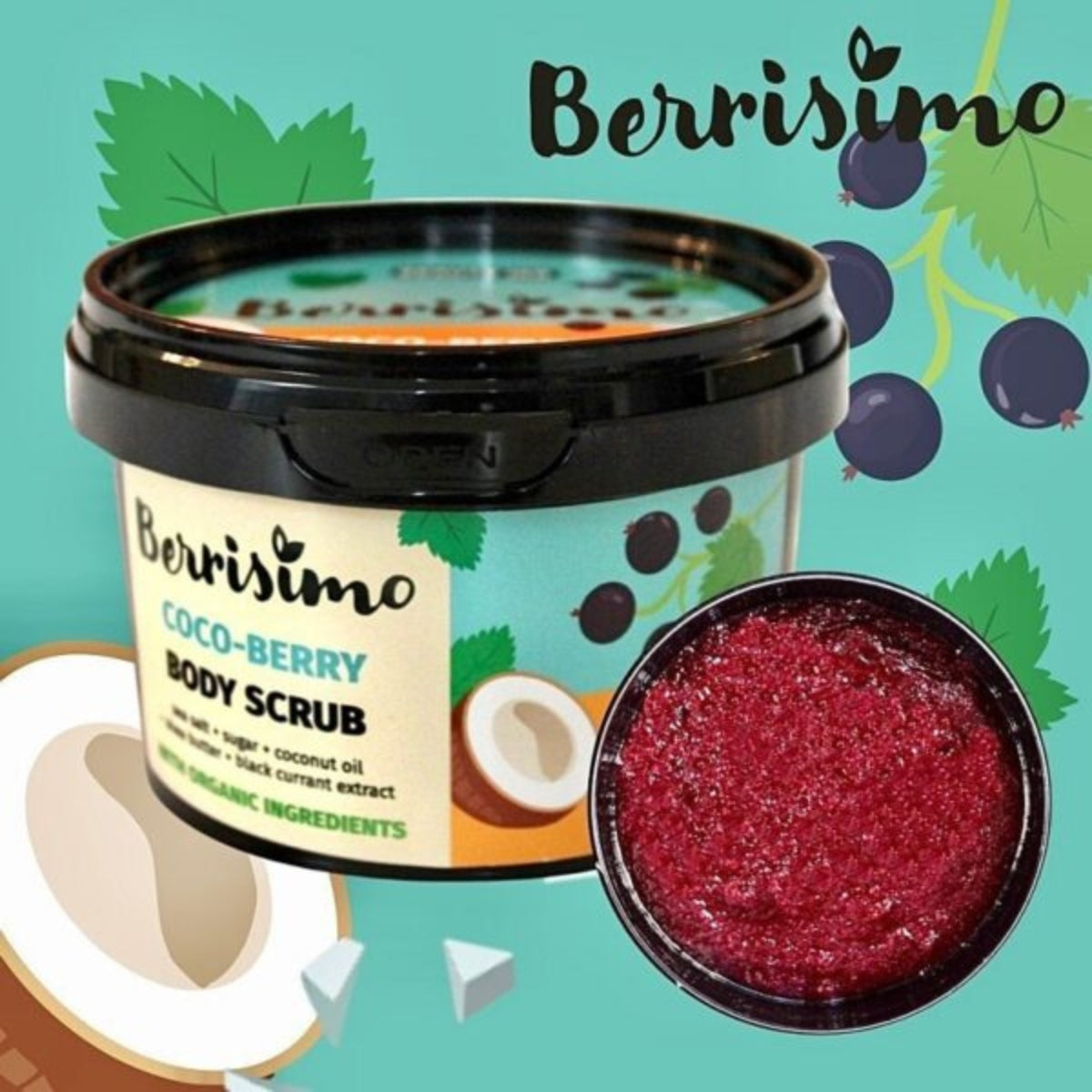 Beauty Jar BERRISIMO COCO BERRY body scrub - 350gr - 1