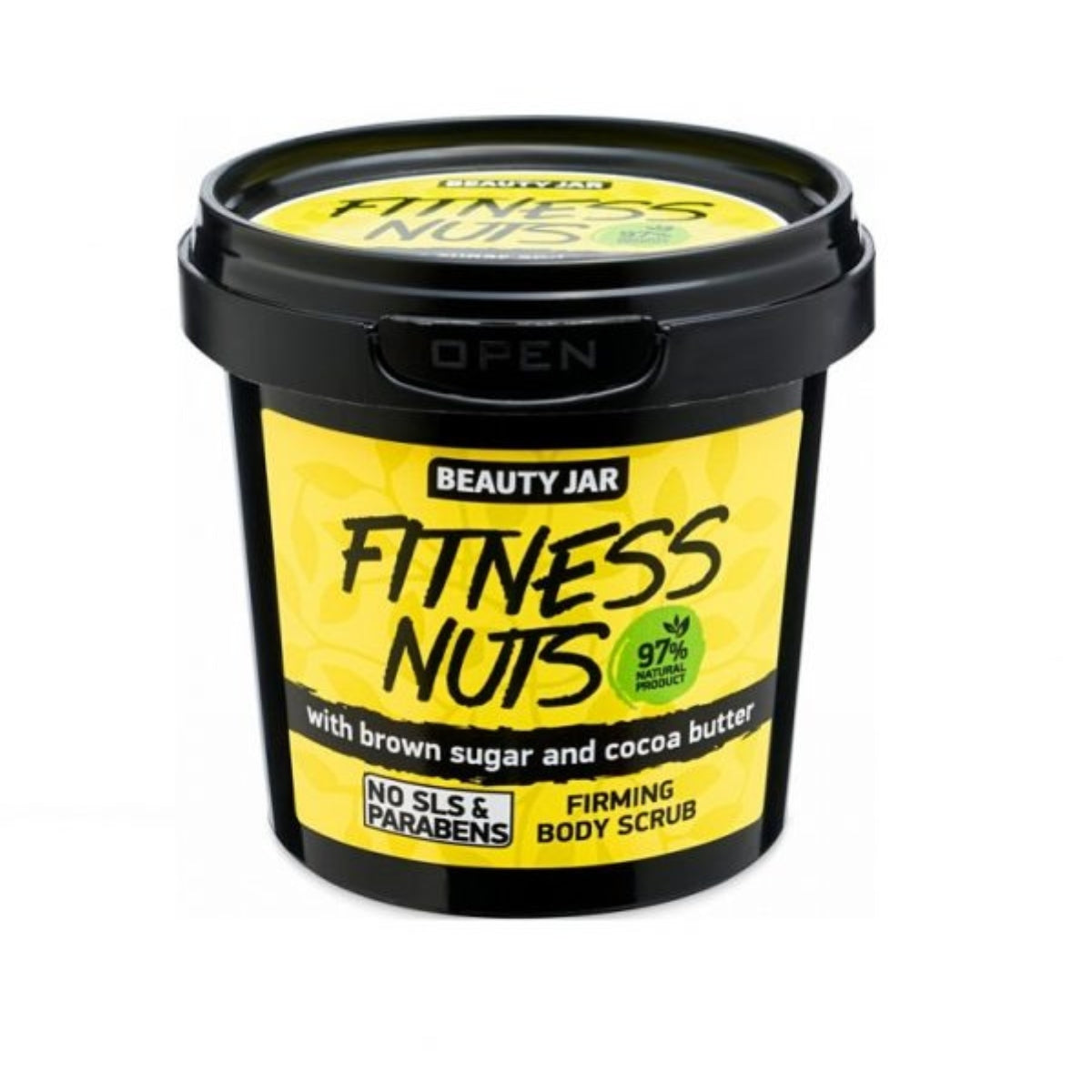 Beauty Jar FITNESS NUTS Συσφικτικό Scrub Σώματος - 200gr