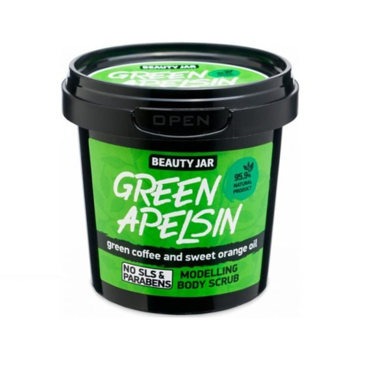 Beauty Jar GREEN APELSIN Scrub Σώματος Modellage 200gr