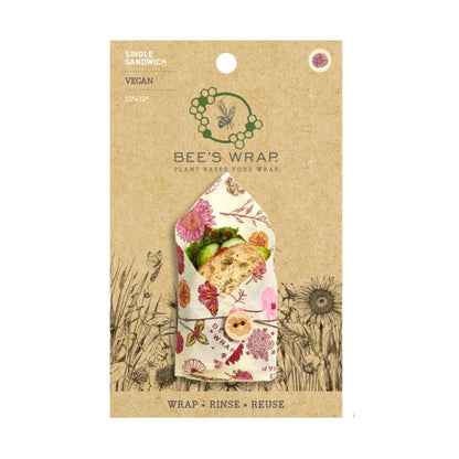 Bee’s Wrap Vegan Κερομάντηλο Sandwich Meadow Magic - 1τμχ