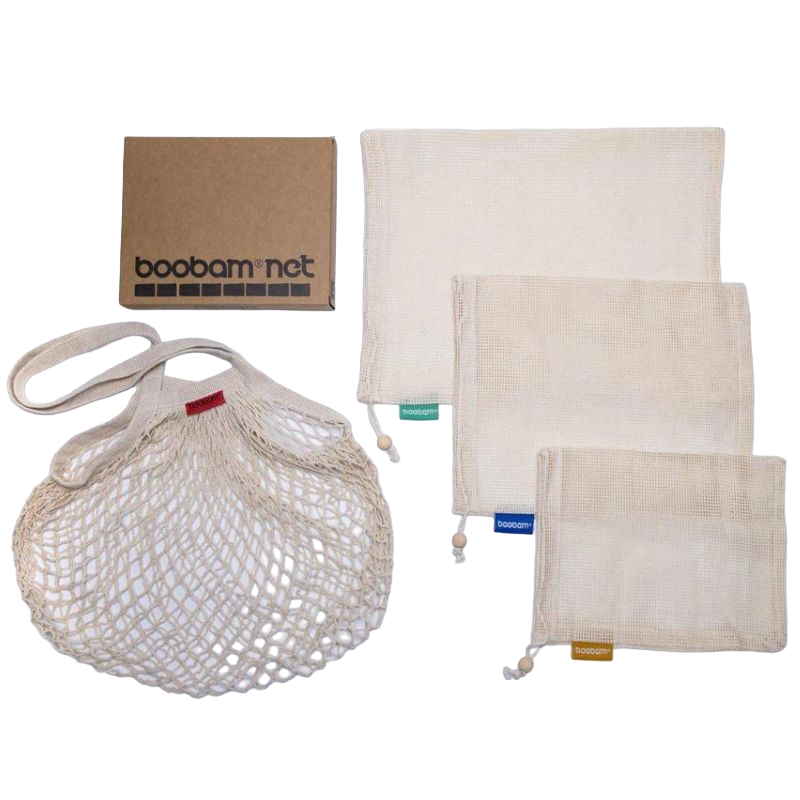 Boobam Net set 4 Οικολογικών Tσαντών με Δίχτυ