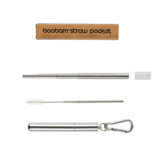 Boobam Straw Pocket Καλαμάκι με Θήκη Μεταφοράς