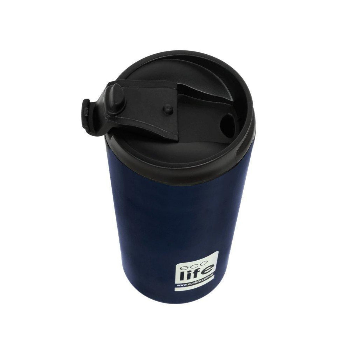 Ecolife Coffee Cup Ποτήρι Θερμός Blue Matte - 370ml
