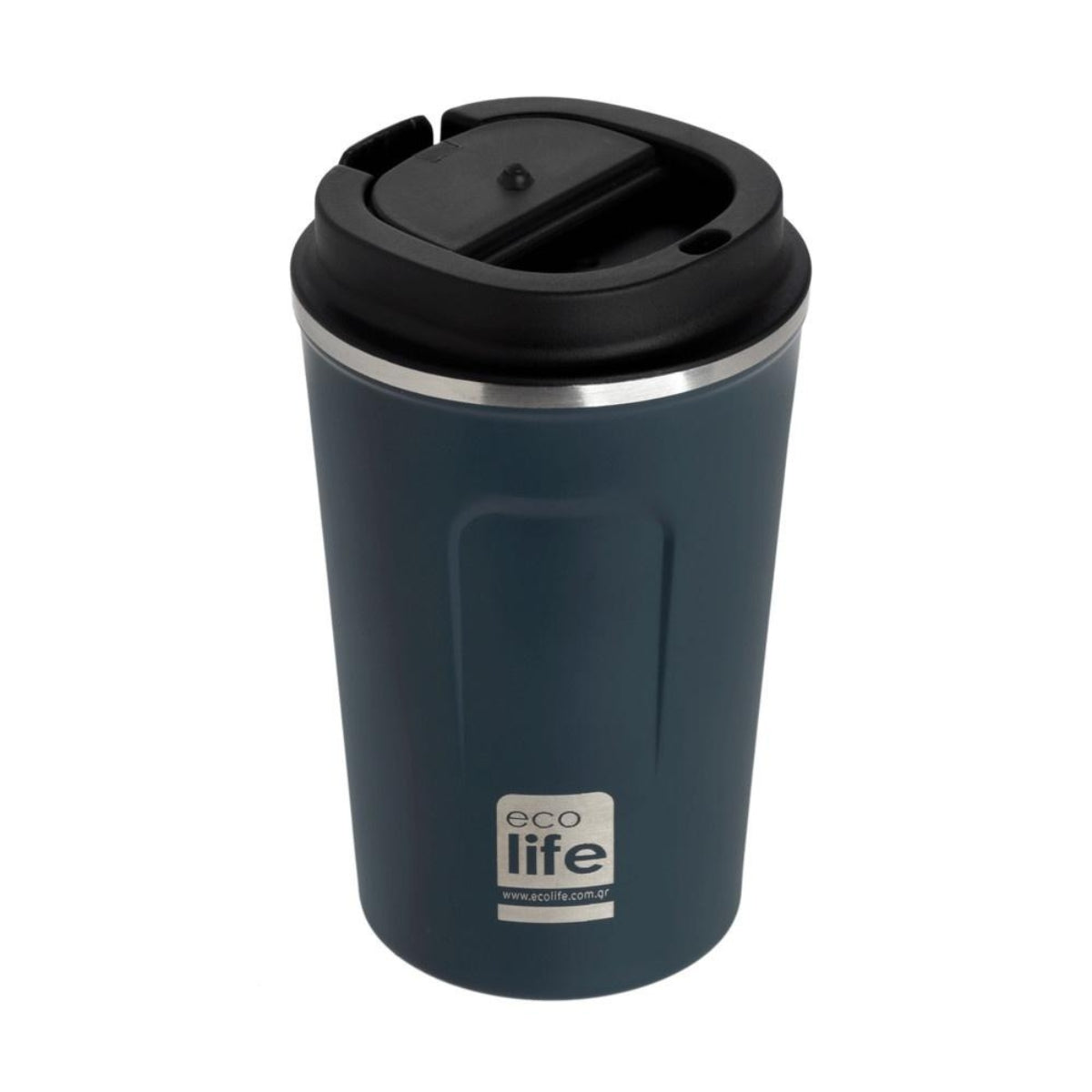 Ecolife Coffee Cup Ποτήρι Θερμός Σκούρο Μπλε - 370ml