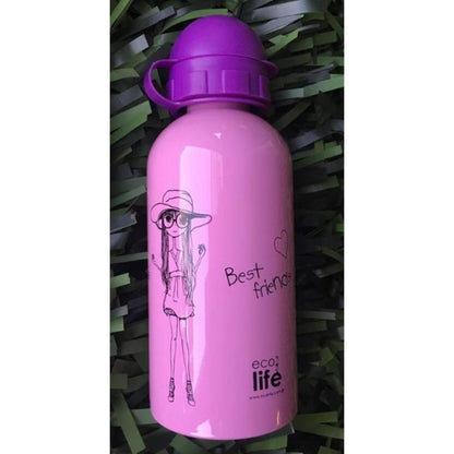 Ecolife Kids Μεταλλικό Ανοξείδωτο Παγουράκι Fashion - 500ml