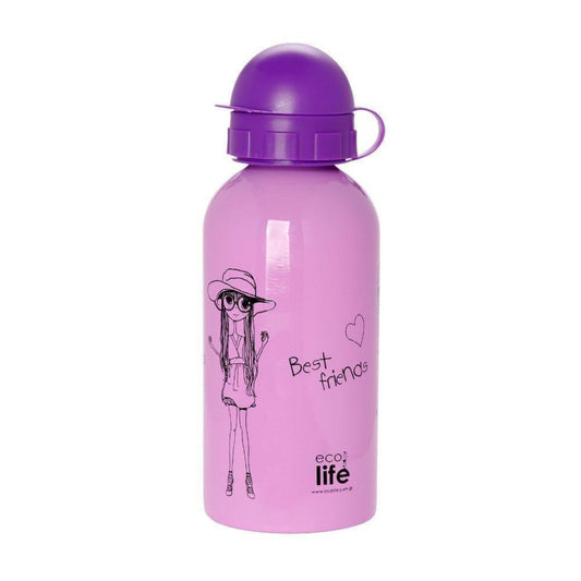 Ecolife Kids Μεταλλικό Ανοξείδωτο Παγουράκι Fashion - 500ml