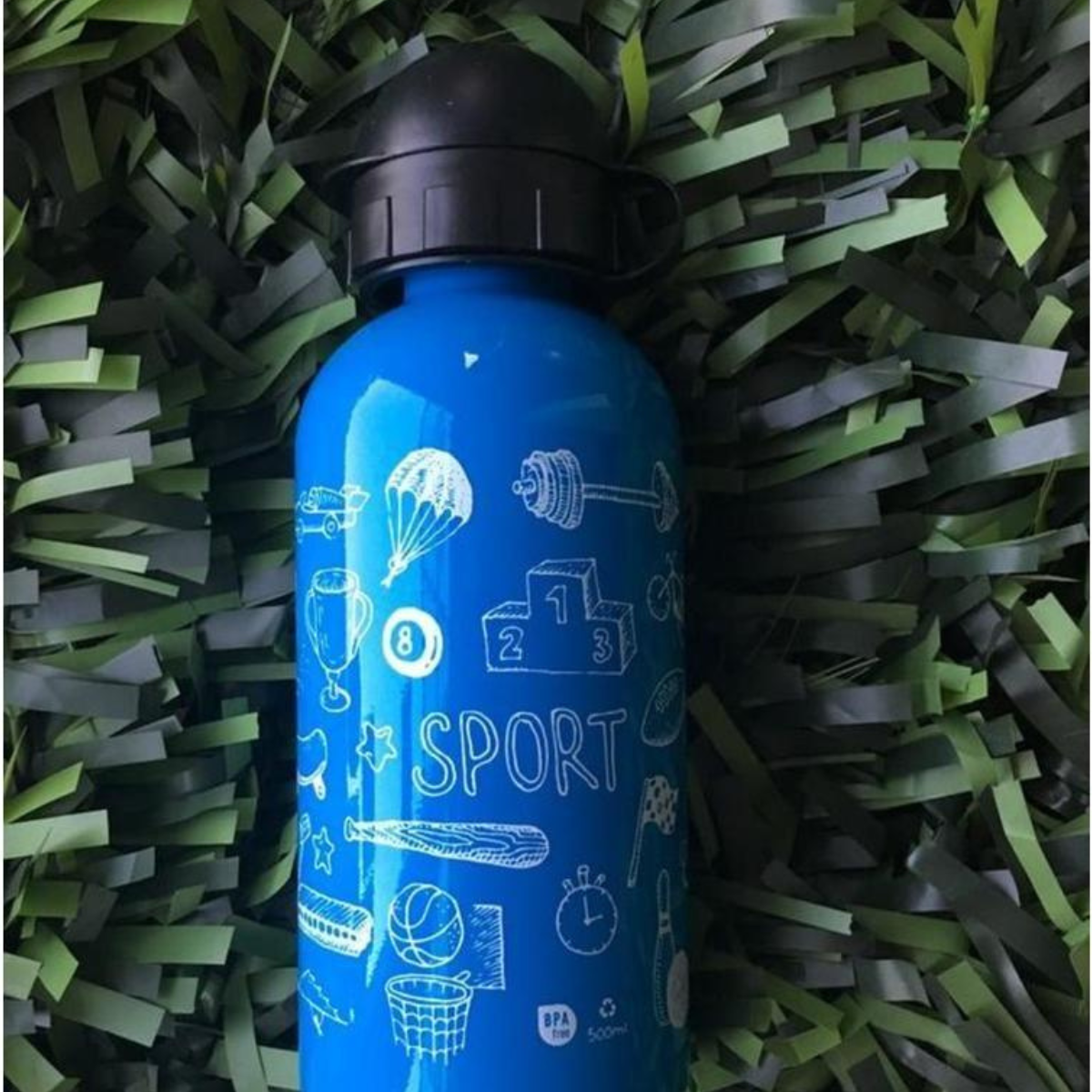 Ecolife Kids Μεταλλικό Ανοξείδωτο Παγουράκι Sports - 500ml