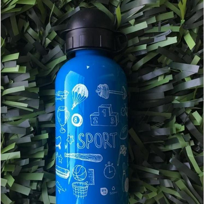 Ecolife Kids Μεταλλικό Ανοξείδωτο Παγουράκι Sports - 500ml