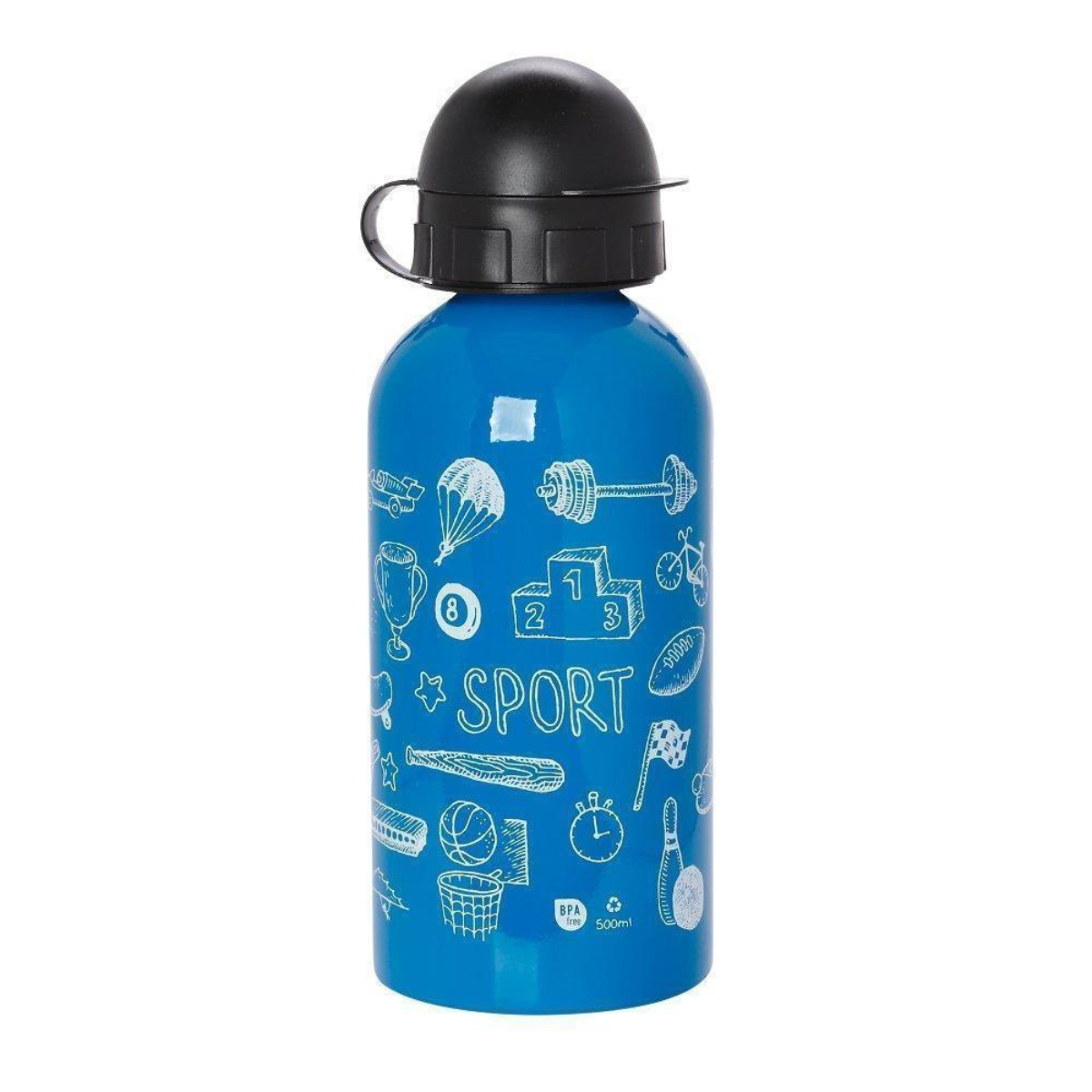 Ecolife Kids Μεταλλικό Ανοξείδωτο Παγουράκι Sports - 500ml