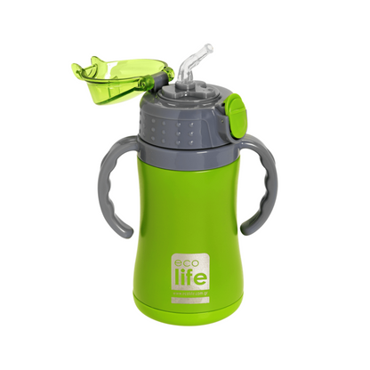 Ecolife Kids Παγουράκι Θερμός Green - 300ml