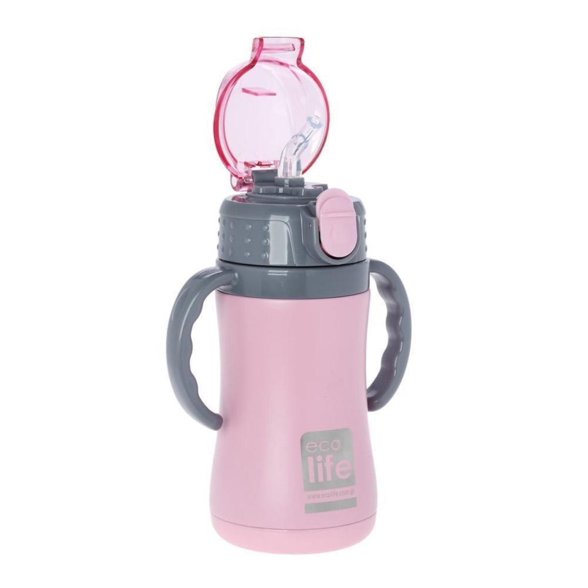 Ecolife Kids Παγουράκι Θερμός Pink - 300ml