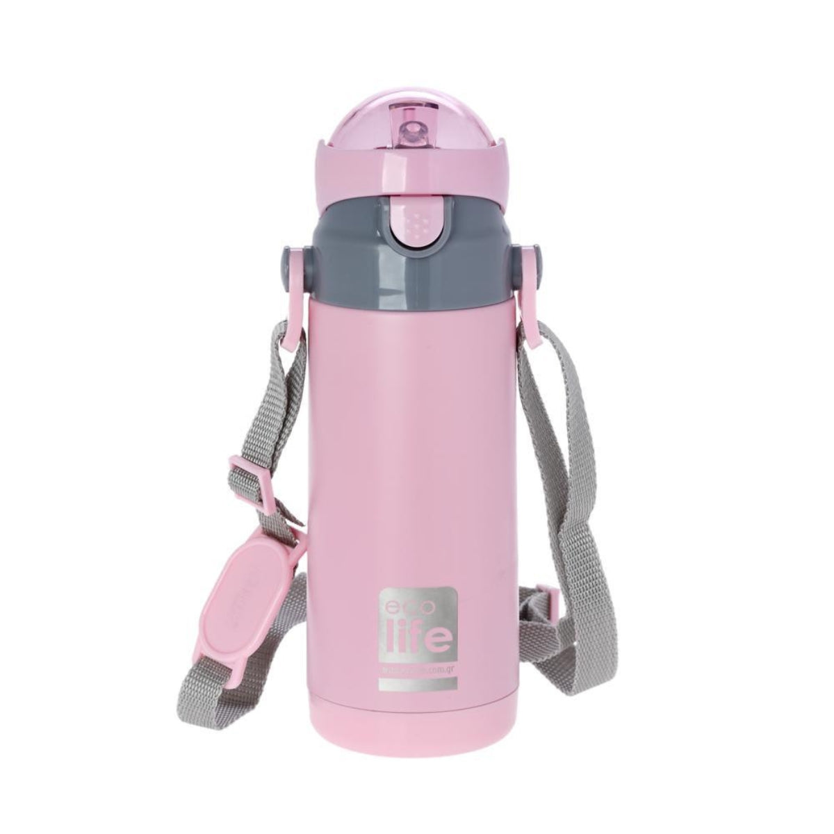 Ecolife Kids Παγουράκι Θερμός Pink - 400ml