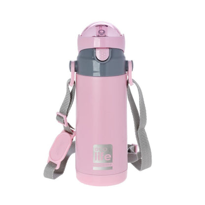 Ecolife Kids Παγουράκι Θερμός Pink - 400ml