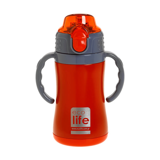 Ecolife Kids Παγουράκι Θερμός Red - 300ml