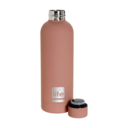 Ecolife Μπουκάλι Θερμός Dusty Pink - 500ml