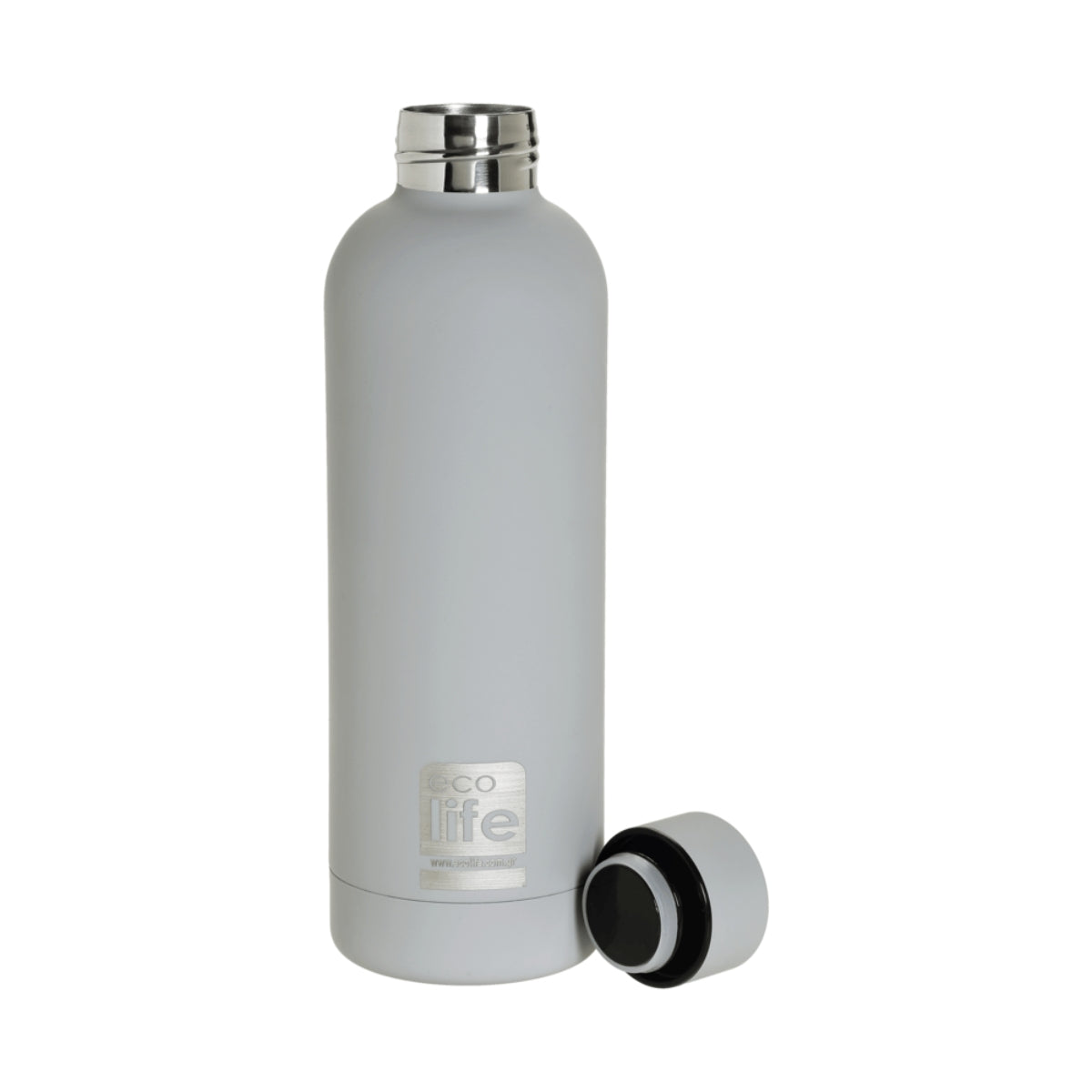 Ecolife Μπουκάλι Θερμός Smokey Grey - 500ml