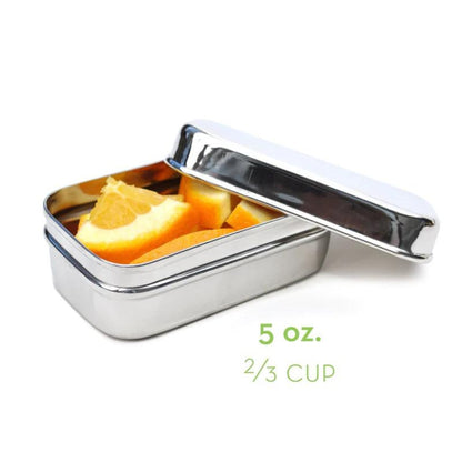 Ecolunchbox Eco Lunch Pod Δοχείο Φαγητού Inox Ασημί - 148ml