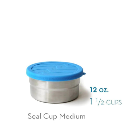 Ecolunchbox Seal Cup Medium Δοχείο Φαγητού Inox Μπλε - 350ml