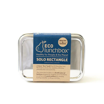Ecolunchbox Solo Δοχείο Φαγητού Inox Ασημί - 850ml
