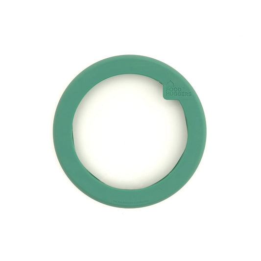 Food Huggers Καπάκι Σιλικόνης με Γυαλί Medium Gradual Green