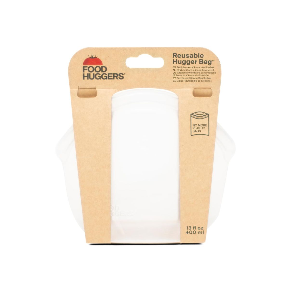 Food Huggers Σακούλα Σιλικόνης Hugger Bag Clear - 400ml