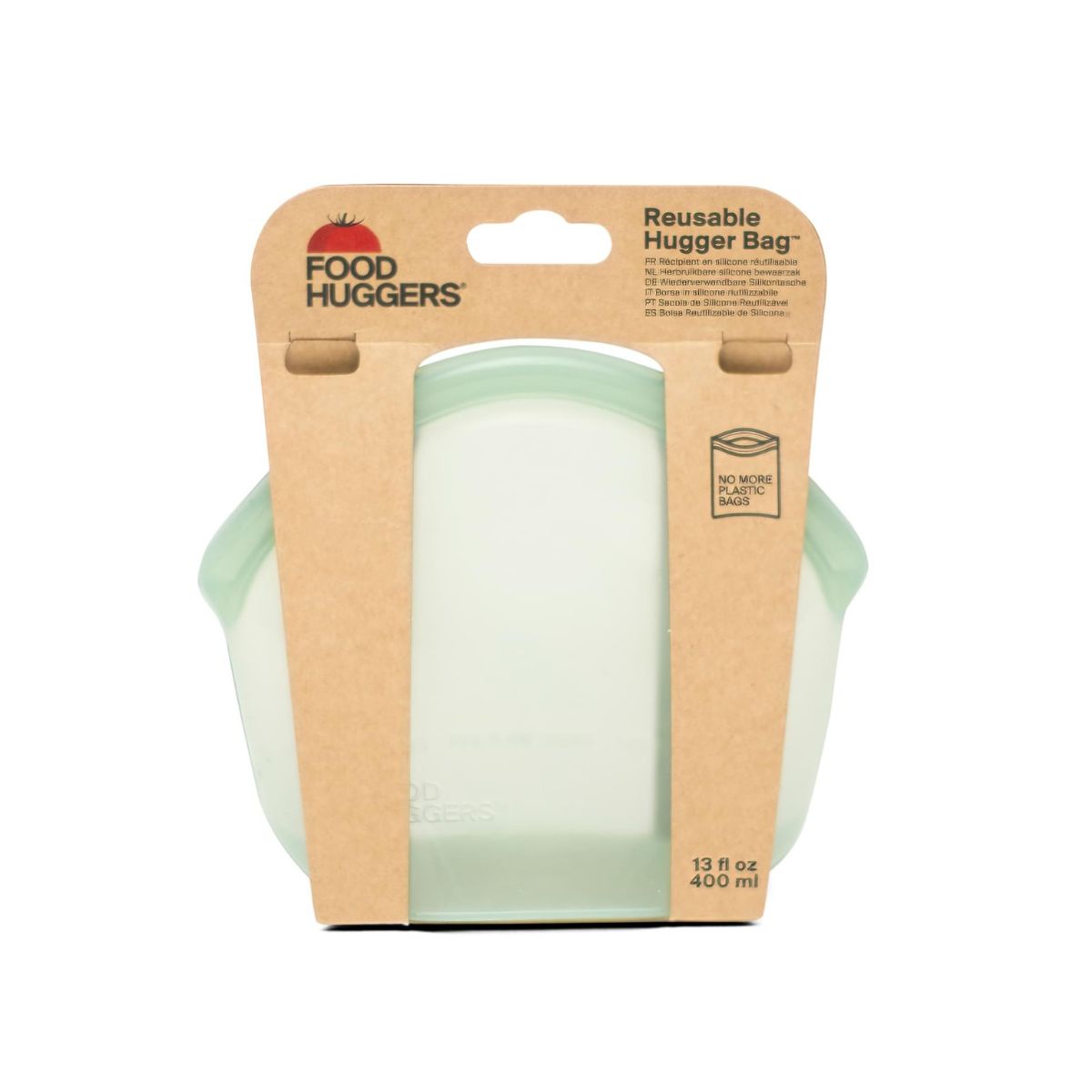 Food Huggers Σακούλα Σιλικόνης Hugger Bag Juniper Clear - 400ml