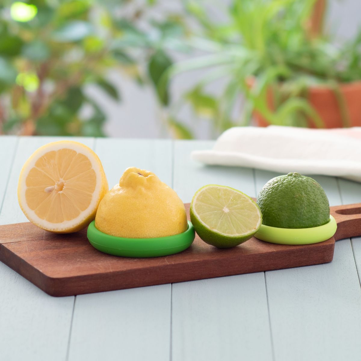 Food Huggers Σετ Καπάκια Σιλικόνης Εσπεριδοειδων Citrus Savers - 2τμχ