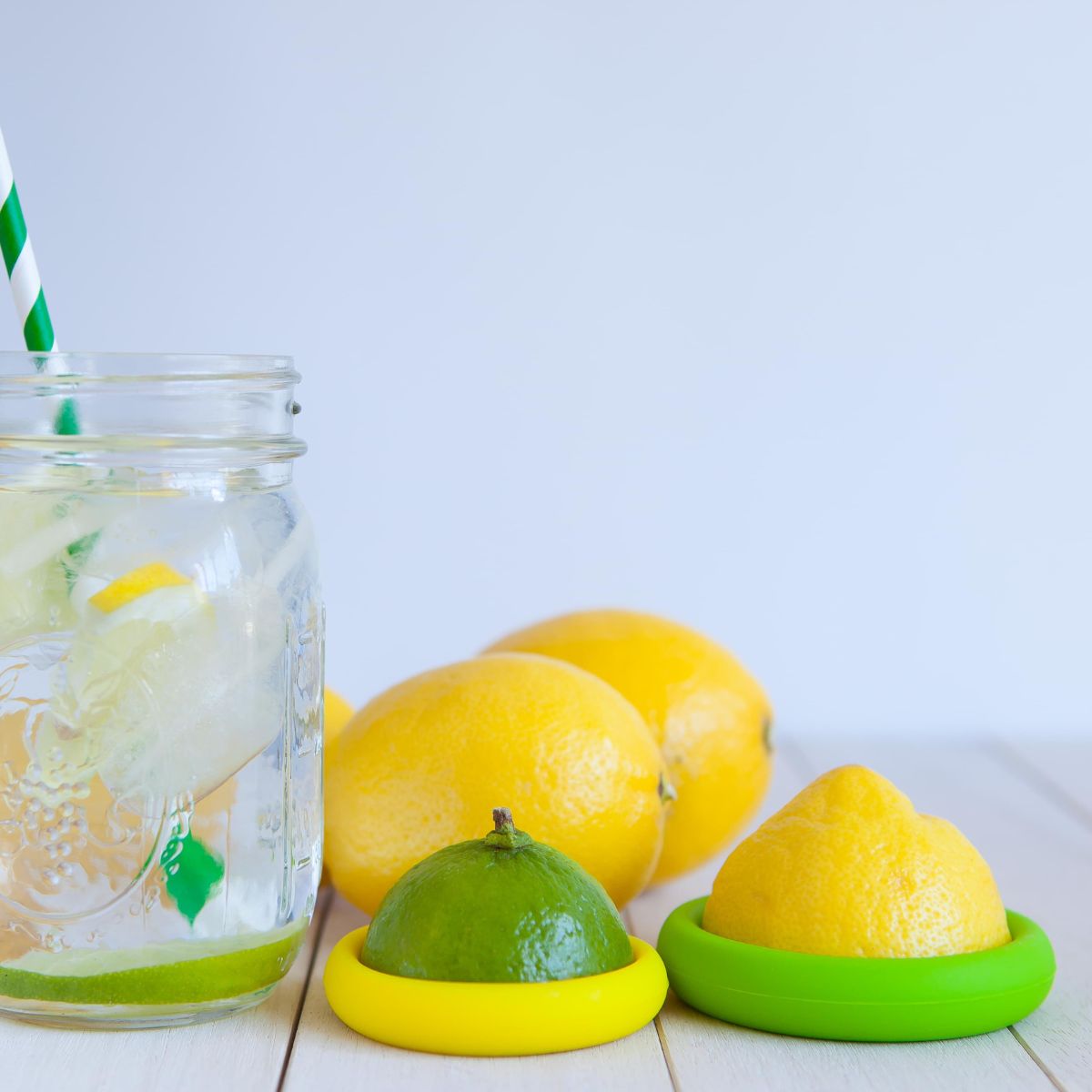 Food Huggers Σετ Καπάκια Σιλικόνης Εσπεριδοειδων Citrus Savers - 2τμχ