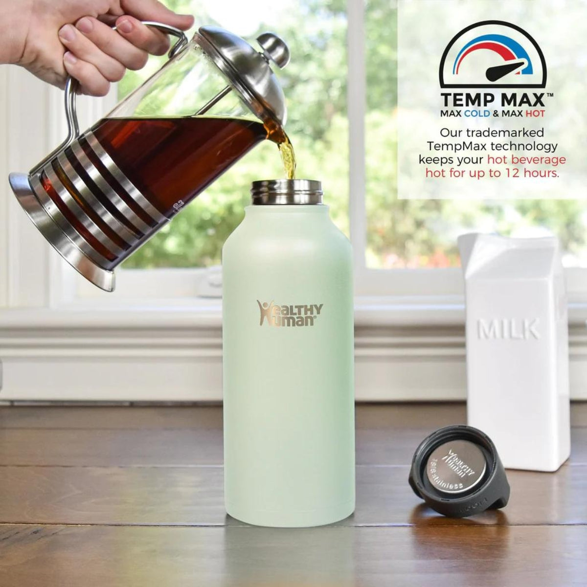 Healthy Human Μπουκάλι Θερμός Stein Bottle Peppermint - 621ml