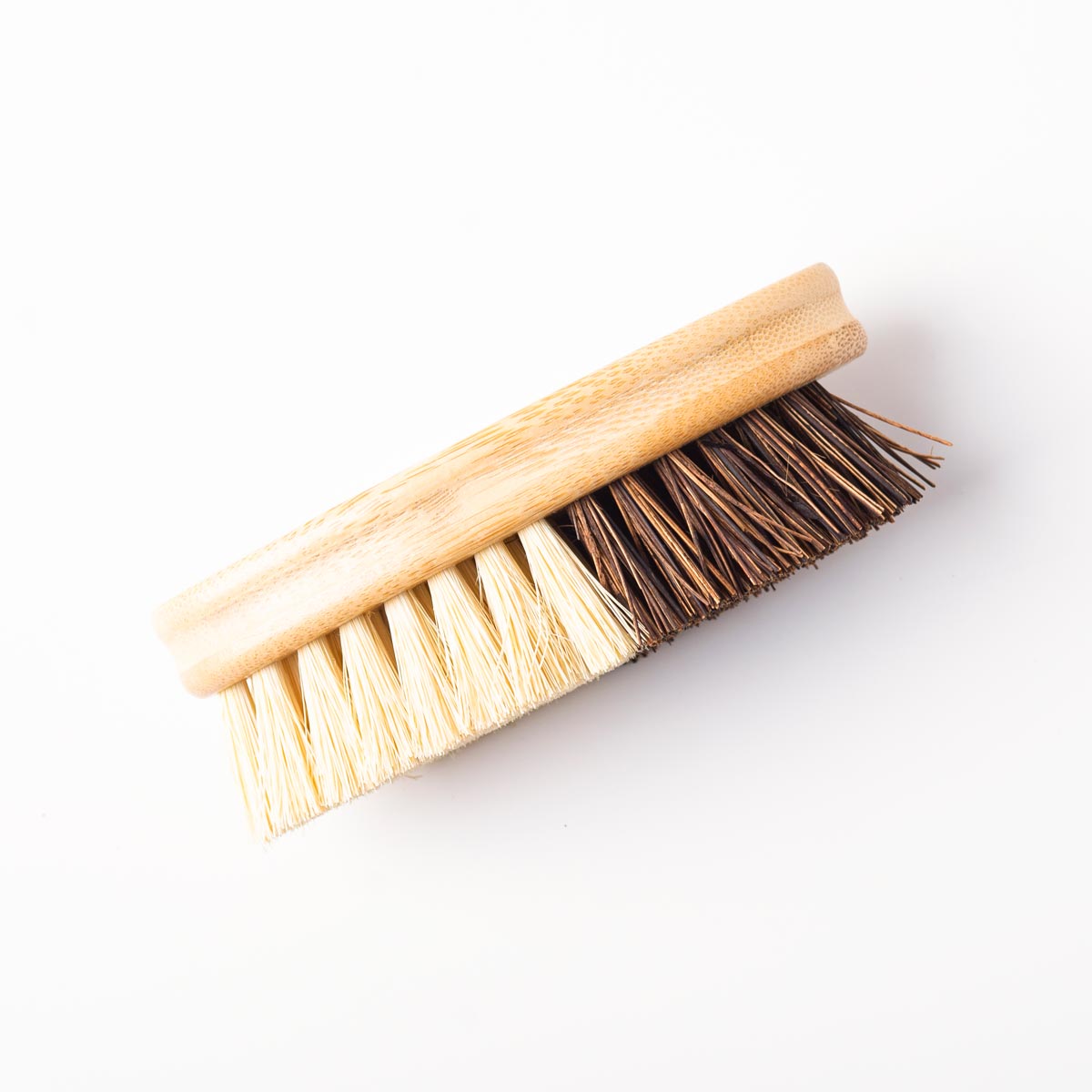Minimal List Bamboo Οβαλ Βούρτσα Λαχανικών με Ίνες από Κοκοφοίνικα & Σιζαλ