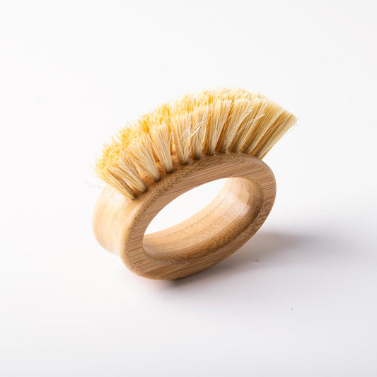 Minimal List Bamboo Βούρτσα Σε Σχήμα Δακτυλίου για Φρούτα & Λαχανικά από Ίνες Σιζαλ