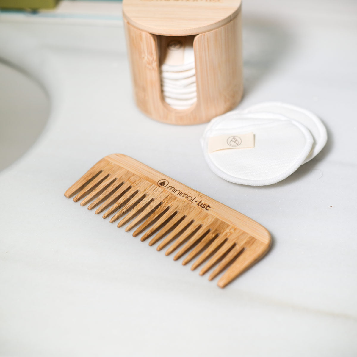 Minimal List Χτένα από Bamboo