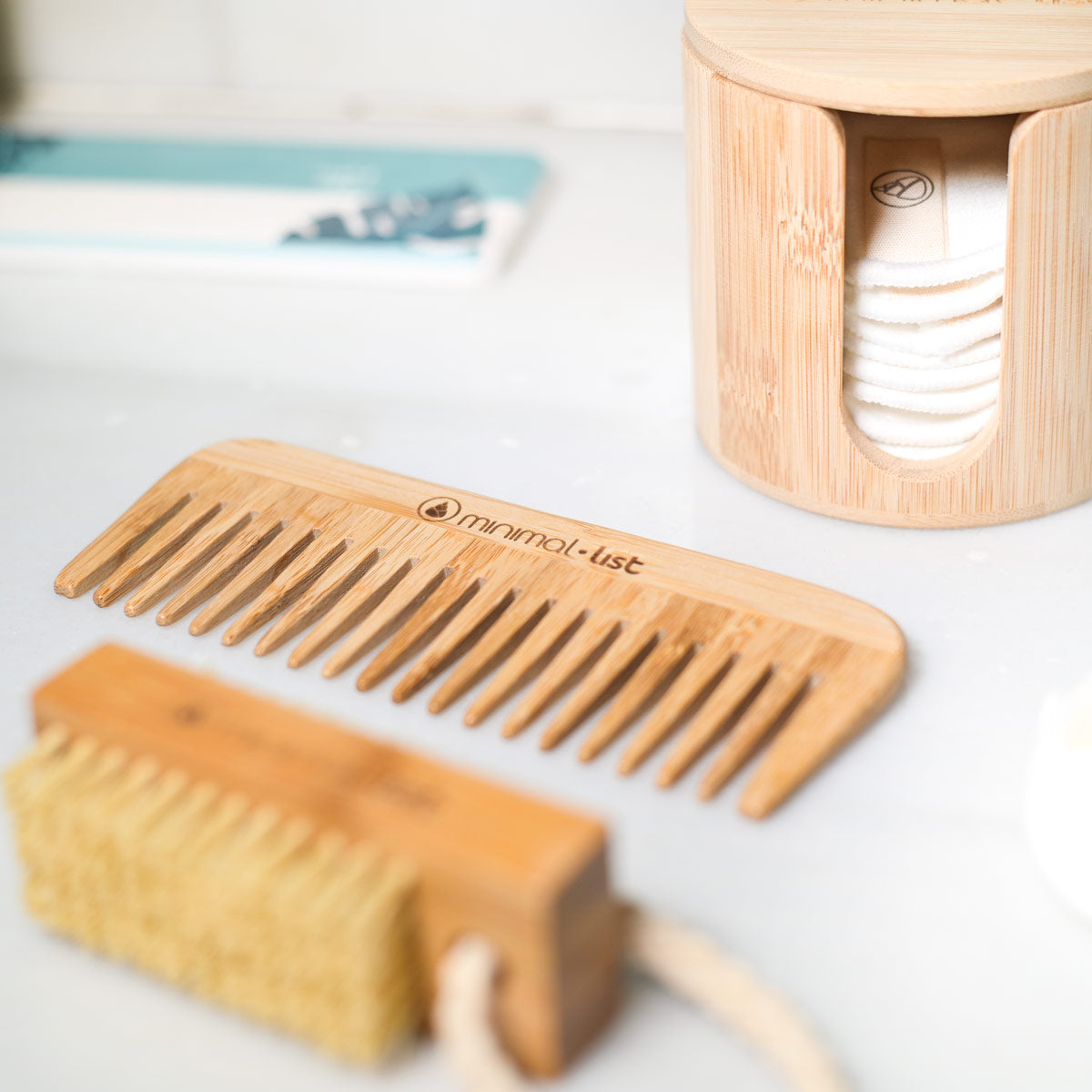 Minimal List Χτένα από Bamboo