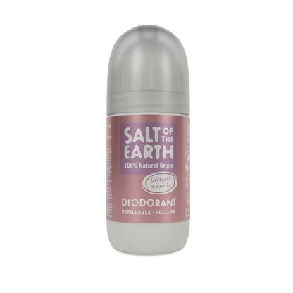Salt of the Earth Vegan Αποσμητικό Επαναγεμιζόμενο Roll-On με άρωμα Lavender & Vanilla - 75ml