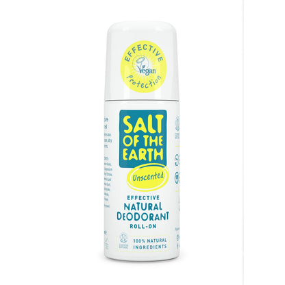 Salt of the Earth Vegan Αποσμητικό Roll-On χωρίς Άρωμα - 75ml