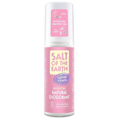 Salt of the Earth Vegan Αποσμητικό Spray με άρωμα Lavender & Vanilla - 100ml