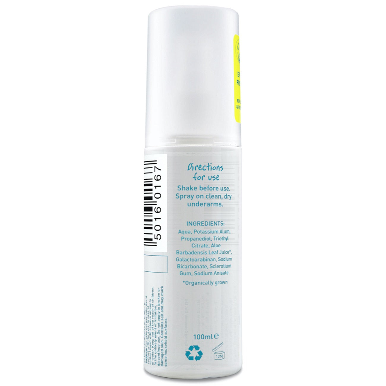 Salt of the Earth Vegan Αποσμητικό Spray χωρίς Άρωμα - 100ml