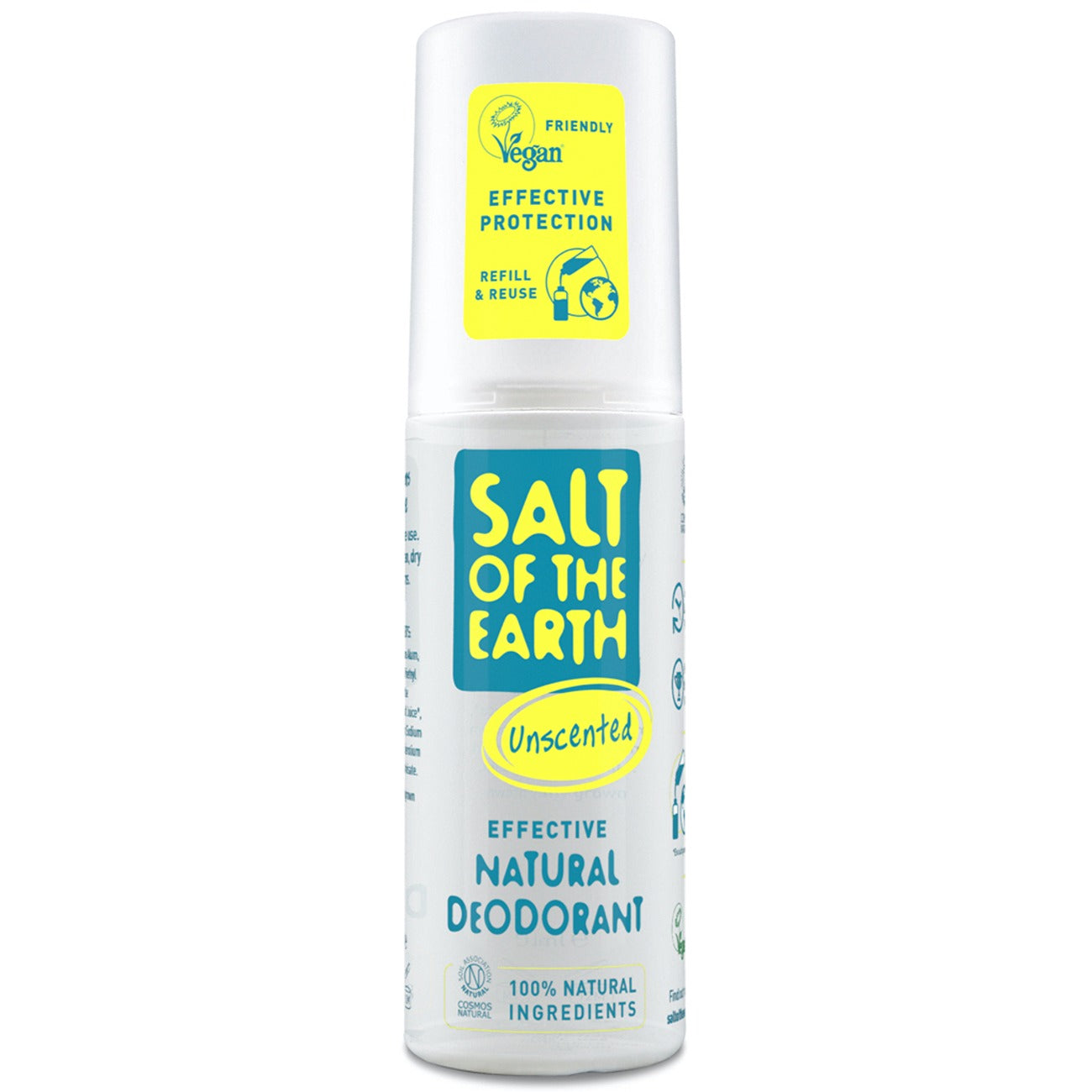 Salt of the Earth Vegan Αποσμητικό Spray χωρίς Άρωμα - 100ml