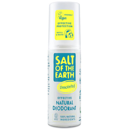 Salt of the Earth Vegan Αποσμητικό Spray χωρίς Άρωμα - 100ml