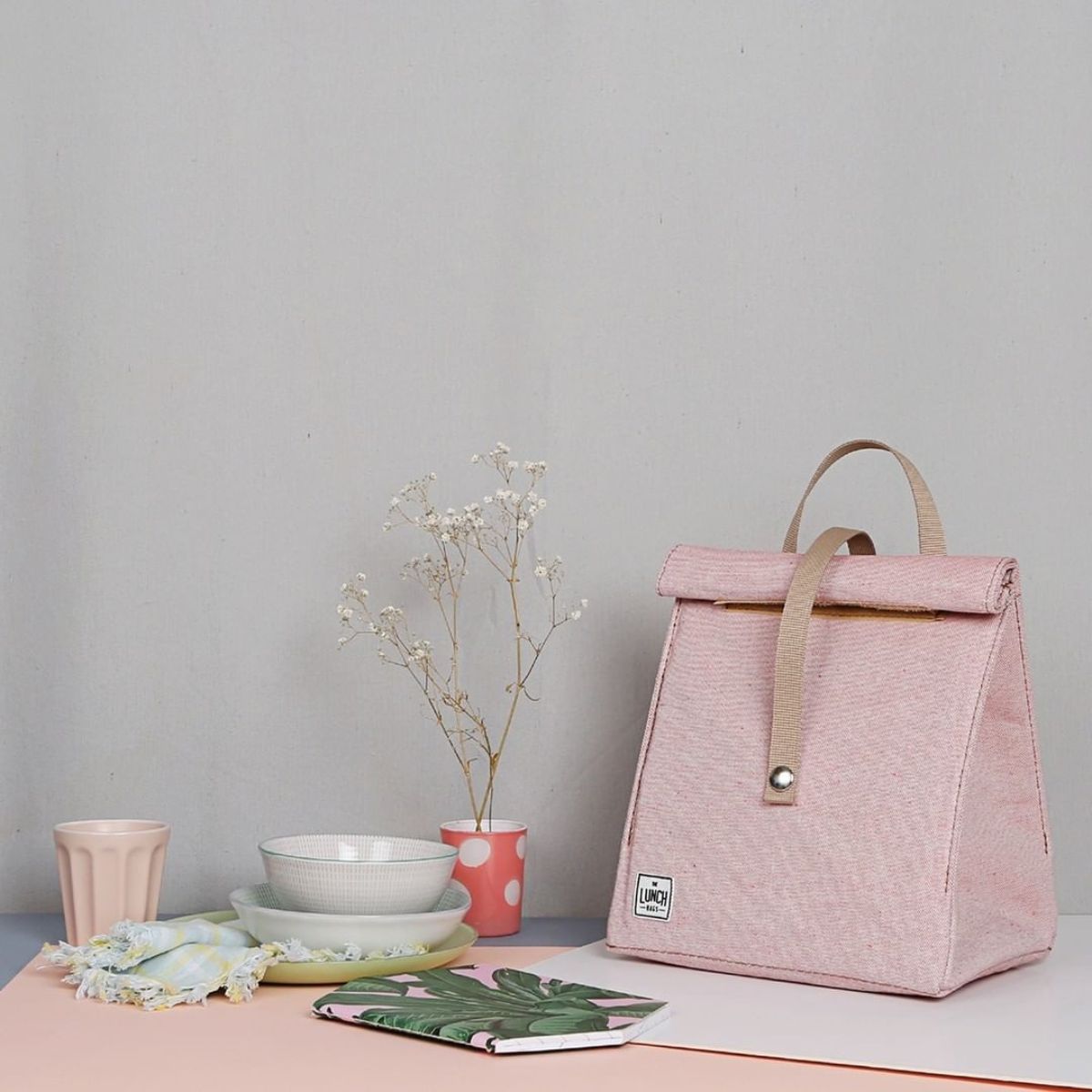 The Lunch Bags Original Ισοθερμική Τσάντα Rose - 5lt
