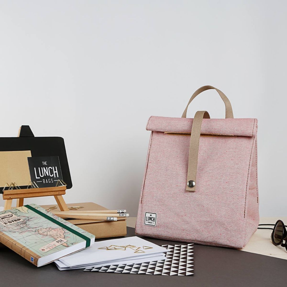 The Lunch Bags Original Ισοθερμική Τσάντα Rose - 5lt